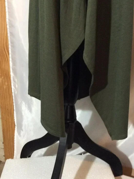 Kristen Nicole Sleeveless Olive Maxi Dress Bohemian-Style Bodice Size M - Picture 8 of 10